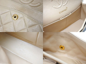 CHANEL Shoulder bag Matelasse 23 No. 4 W flap Beige Gold hardware Good condition Used 4c071865