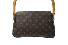 Load image into Gallery viewer, 極美品 LOUIS VUITTON ルイヴィトン モノグラム ミニルーピング ショルダーバッグ M51147 PVC レザー ブラウン 中古 4c071873