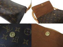 Load image into Gallery viewer, 極美品 LOUIS VUITTON ルイヴィトン モノグラム ミニルーピング ショルダーバッグ M51147 PVC レザー ブラウン 中古 4c071873