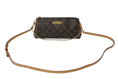 LOUIS VUITTON ルイヴィトン エヴァ 2WAYショルダーバッグ M95567 モノグラム ブラウン ゴールド金具 美品 中古 4c071876