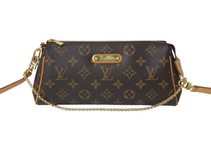 LOUIS VUITTON ルイヴィトン エヴァ 2WAYショルダーバッグ M95567 モノグラム ブラウン ゴールド金具 美品 中古 4c071876