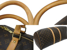 Load image into Gallery viewer, LOUIS VUITTON ルイヴィトン キーポル55 ボストンバッグ M41414 モノグラム ブラウン ゴールド金具 美品 中古 4c071879