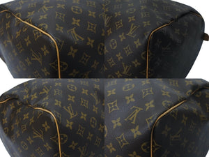 LOUIS VUITTON ルイヴィトン キーポル55 ボストンバッグ M41414 モノグラム ブラウン ゴールド金具 美品 中古 4c071879