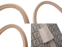 画像をギャラリービューアに読み込む, FENDI フェンディ ミニボストンバッグ ボストンバッグ バッグ キャンバス レザー ベージュ ピンク 2104102047852 美品 中古 4c071880
