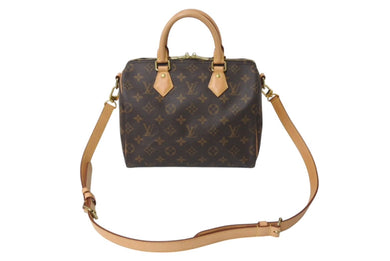 極美品 LOUIS VUITTON ルイヴィトン スピーディ バンドリエール25 ハンドバッグ M41113 モノグラム ブラウン 中古 4c071888