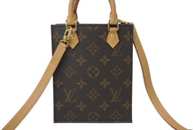 Load image into Gallery viewer, 新品同様品 LOUIS VUITTON ルイヴィトン プティットサックプラ ハンドバッグ M69442 2WAY モノグラム ブラウン ゴールド金具 中古 4c071893