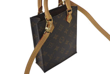 画像をギャラリービューアに読み込む, 新品同様品 LOUIS VUITTON ルイヴィトン プティットサックプラ ハンドバッグ M69442 2WAY モノグラム ブラウン ゴールド金具 中古 4c071893