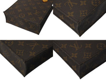 画像をギャラリービューアに読み込む, 新品同様品 LOUIS VUITTON ルイヴィトン プティットサックプラ ハンドバッグ M69442 2WAY モノグラム ブラウン ゴールド金具 中古 4c071893