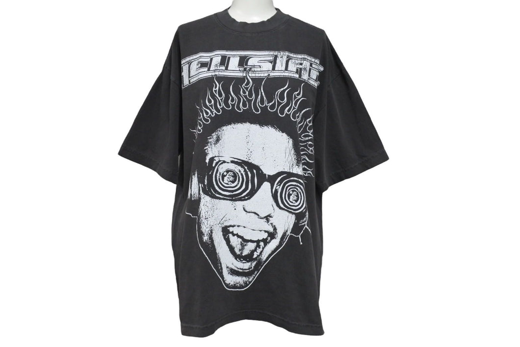 新品未使用品 Hellstar studious ヘルスター sleeve tee tシャツ コットン グレー ホワイト OD4F1BE8 プリント サイズM 4c071923