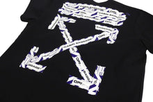 Load image into Gallery viewer, 新品未使用品 OFF-WHITE オフホワイト エアポートテープ TEE 半袖Tシャツ ブラック サイズXS OMAA027S201850 中古 4c071926