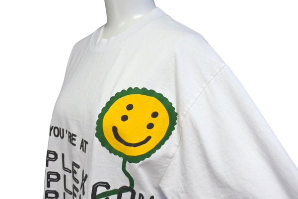 New and unused CPFM × Complex com T T-shirt print white cotton 141685 with tag size S used 4c071928