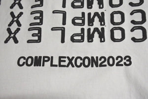 New and unused CPFM × Complex com T T-shirt print white cotton 141685 with tag size S used 4c071928