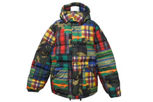 Load image into Gallery viewer, POLO RALPH LAUREN ポロラルフローレン PATCHWORK DOWN JACKET クレイジーパターン ダウンジャケット XLサイズ 710716328002 美品 中古 4c071929