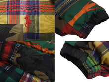 Load image into Gallery viewer, POLO RALPH LAUREN ポロラルフローレン PATCHWORK DOWN JACKET クレイジーパターン ダウンジャケット XLサイズ 710716328002 美品 中古 4c071929