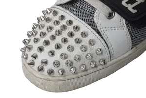 CHRISTIAN LOUBOUTIN Christian Louboutin Lewis Spike Canvas Leather Studs Size 42 Good Condition Used 4c071934