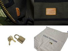 画像をギャラリービューアに読み込む, LOUIS VUITTON ルイヴィトン ×村上隆 キーポルバンドリエール55 モノグラムモフラージュ M95774 ゴールド金具 美品 中古4c071993