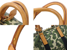 画像をギャラリービューアに読み込む, LOUIS VUITTON ルイヴィトン ×村上隆 キーポルバンドリエール55 モノグラムモフラージュ M95774 ゴールド金具 美品 中古4c071993