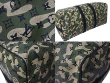 画像をギャラリービューアに読み込む, LOUIS VUITTON ルイヴィトン ×村上隆 キーポルバンドリエール55 モノグラムモフラージュ M95774 ゴールド金具 美品 中古4c071993