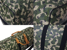 画像をギャラリービューアに読み込む, LOUIS VUITTON ルイヴィトン ×村上隆 キーポルバンドリエール55 モノグラムモフラージュ M95774 ゴールド金具 美品 中古4c071993