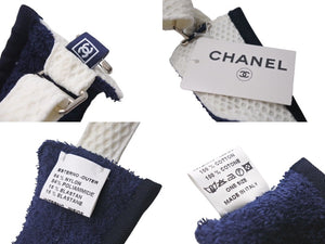 新品未使用 CHANEL シャネル サンバイザー スポーツライン ワンサイズ ココマーク ホワイト ナイロン ポリウレタン メッシュ 中古 4c072010