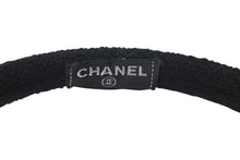 Load image into Gallery viewer, 極美品 CHANEL シャネル イヤーマフ 耳あて A54573 カメリア ココマーク ラインストーン ウール ラパン ブラック 中古 4c072017