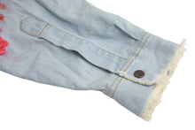 画像をギャラリービューアに読み込む, FAITH CONNEXION フェイスコネクション シャンブレー 長袖シャツ W5802D00025 コットン ブルー レッド サイズS 美品 中古 4c072416