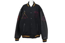 Load image into Gallery viewer, STUSSY ステューシー 40TH ANNIVERSARY IST VARSITY JACKET スタジャン サイズXL 40周年 8ボール 美品 中古 4c072419