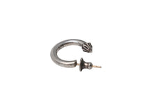 画像をギャラリービューアに読み込む, CHROME HEARTS クロムハーツ プレーン フープ ピアス 重量約3.4g 1995/.925刻印 シルバ−925 片耳用 美品 中古 4c072422