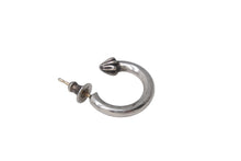 画像をギャラリービューアに読み込む, CHROME HEARTS クロムハーツ プレーン フープ ピアス 重量約3.4g 1995/.925刻印 シルバ−925 片耳用 美品 中古 4c072422