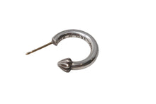 画像をギャラリービューアに読み込む, CHROME HEARTS クロムハーツ プレーン フープ ピアス 重量約3.4g 1995/.925刻印 シルバ−925 片耳用 美品 中古 4c072422