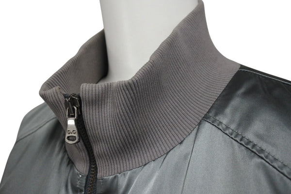 Extremely beautiful item DOLCE&GABBANA Dolce &amp; Gabbana Nylon Jacket RBC002/SC104 Khaki Gray Navy Size 52 Used 4c072428