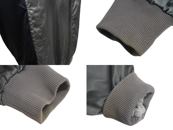 Extremely beautiful item DOLCE&GABBANA Dolce &amp; Gabbana Nylon Jacket RBC002/SC104 Khaki Gray Navy Size 52 Used 4c072428