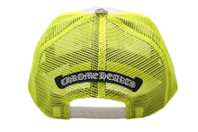 画像をギャラリービューアに読み込む, 新品未使用 CHROME HEARTS クロムハーツ トラッカーキャップ CHクロスパッチ ONE SIZE メッシュ イエロー シルバー925 中古 4c072443