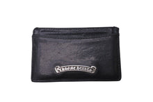 Load image into Gallery viewer, CHROME HEARTS クロムハーツ JOTTER ジョッター カードケース スクロールラベルロゴ レザー シルバ−925 良品 中古 4c072446