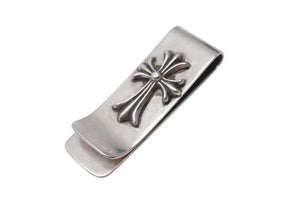 極美品 CHROME HEARTS クロムハーツ MNY CLIP マネークリップ CHクロスモチーフマネークリップ シルバー 925 60.9g 中古 4c072447