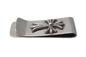 極美品 CHROME HEARTS クロムハーツ MNY CLIP マネークリップ CHクロスモチーフマネークリップ シルバー 925 60.9g 中古 4c072447