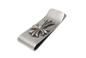 極美品 CHROME HEARTS クロムハーツ MNY CLIP マネークリップ CHクロスモチーフマネークリップ シルバー 925 60.9g 中古 4c072447