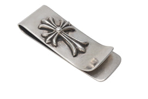 極美品 CHROME HEARTS クロムハーツ MNY CLIP マネークリップ CHクロスモチーフマネークリップ シルバー 925 60.9g 中古 4c072447