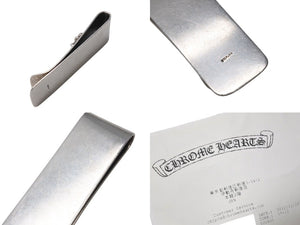 極美品 CHROME HEARTS クロムハーツ MNY CLIP マネークリップ CHクロスモチーフマネークリップ シルバー 925 60.9g 中古 4c072447