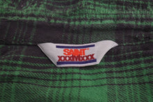 Load image into Gallery viewer, saint mxxxxxx セントマイケル FRNL CHECK SHIRTS FRNL チェックシャツ サイズ L グリーン ブラック SM-YS8-0000-024 美品 中古4 c072462