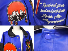 Load image into Gallery viewer, 極美品 SAINT MICHAEL セントマイケル Denim Tears デニムティアーズ HOLY GRAIL VARSITY JACKET ジャケット スタジャン XL 中古 4c072466