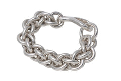 HERMES Atalante Vintage Bracelet Weight Approx. 167.7g Total Length Approx. 21cm Ag925 Engraved Silver 925 Good Condition Used 4c072470
