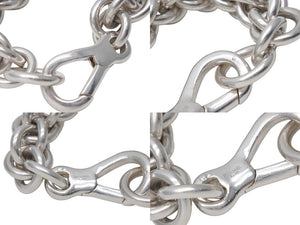 HERMES Atalante Vintage Bracelet Weight Approx. 167.7g Total Length Approx. 21cm Ag925 Engraved Silver 925 Good Condition Used 4c072470