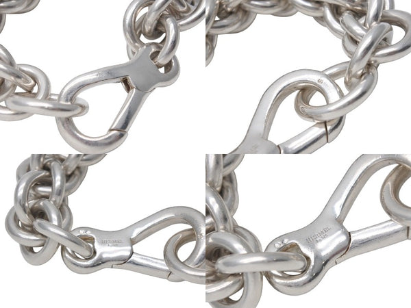 HERMES Atalante Vintage Bracelet Weight Approx. 167.7g Total Length Approx. 21cm Ag925 Engraved Silver 925 Good Condition Used 4c072470