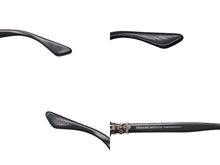 画像をギャラリービューアに読み込む, CHROME HEARTS クロムハーツ VAGILANTE ヴィジランテ アイウェア メガネフレーム 54-19-149 ブラック シルバー ブルーレンズ 美品 中古 4c072471