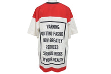 Load image into Gallery viewer, 極美品 MOSCHINO モスキーノ ロゴ プリント Tシャツ ホワイト レッド ブルー コットン サイズ XXS 中古 4c072479