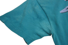 画像をギャラリービューアに読み込む, STUSSY ステューシー 半袖シャツ 80`s USA製 OLD STUSSY ステューシー オールド ブルー グリーン L 中古 美品 4c072481