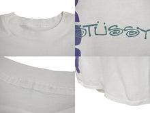 Load image into Gallery viewer, STUSSY ステューシー 半袖シャツ 90`s USA製 OLD STUSSY Inter National Stussy Tribe ステューシー オールド ホワイト 中古 美品 4c072483