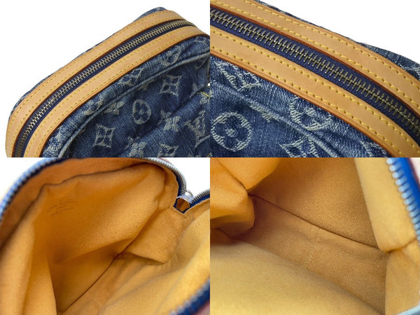 LOUIS VUITTON Camera Bag Shoulder Bag Monogram Denim M95348 Blue Gold Hardware Good Condition Used 4c072485