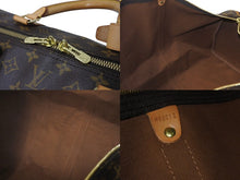 画像をギャラリービューアに読み込む, LOUIS VUITTON ルイヴィトン キーポルバンドリエール60 ボストンバッグ M41412 モノグラム PVC ヌメ革 ブラウン 美品 中古 4c072488